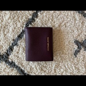 Michael Kors Small Crossgrain Leather Wallet